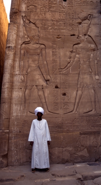 Caretaker of temple-Edfu, Egypt