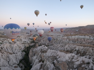 Cappadocia Turkey balloon flight 4