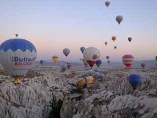 Cappadocia Turkey balloon flight 2