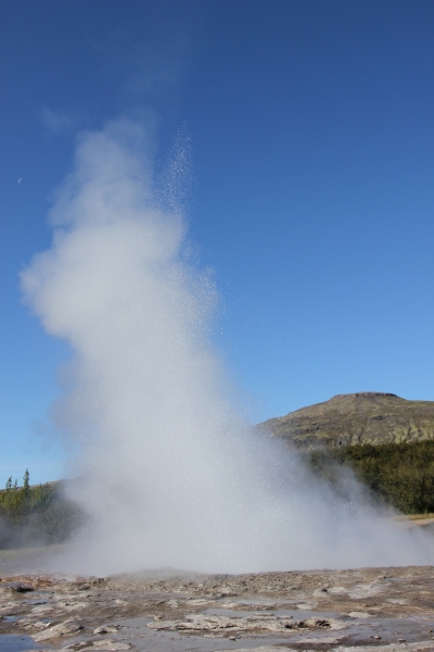 Geysir plume settling (dig)-Iceland