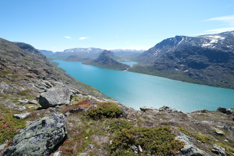 Norway-Besseggen Ridge larger lake