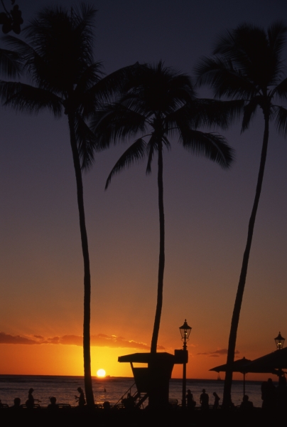 Sunset Moana Surfrider-Waikiki, Hawaii