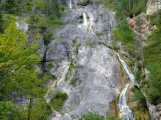 Almbachklamm waterfall-Berchtesgaden, Germany