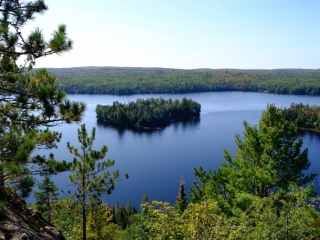 Island & lake view, Centennial Ridges-Algonquin Park