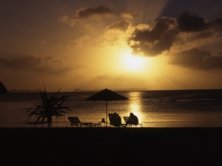 Sunset-Palau, Micronesia