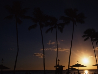 Waikiki Beach sunset