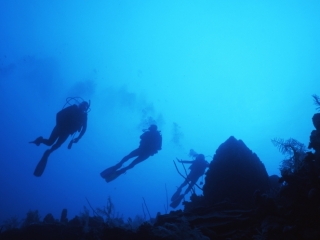 Diver silhouette-San Andreas Island